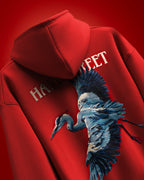 Red Heron Hoodie